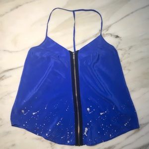 Silence + Noise Silk T String Blouse